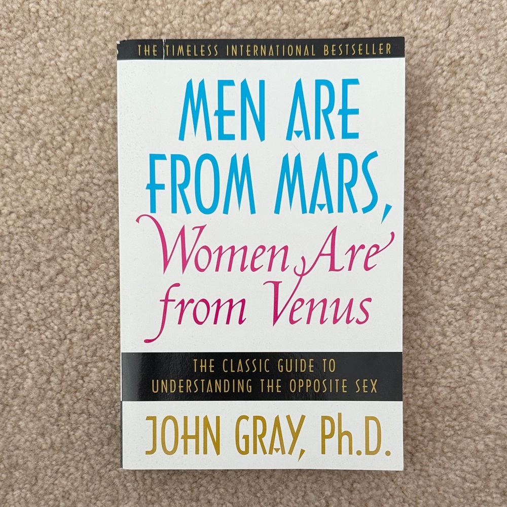 Men Are from Mars, Women Are from Venus Book